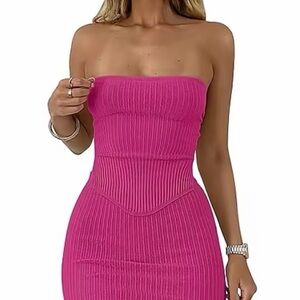 Women's Two Piece Ribbed Set